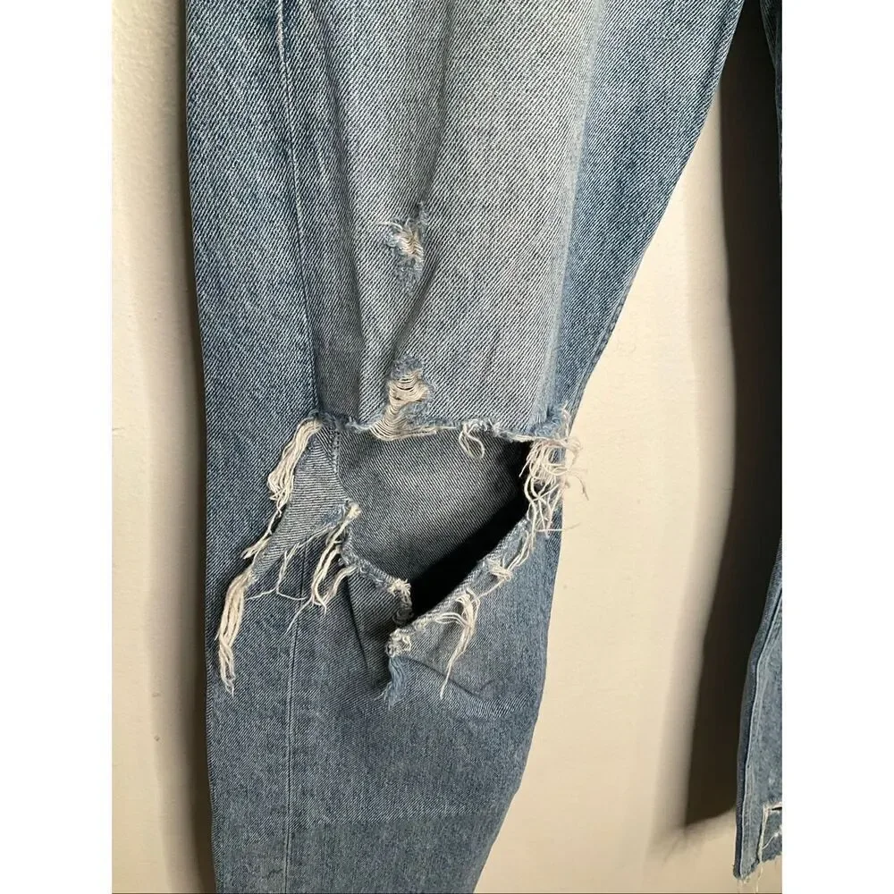 Agolde High Rise Jamie Straight Leg Jeans - Picture 6 of 11